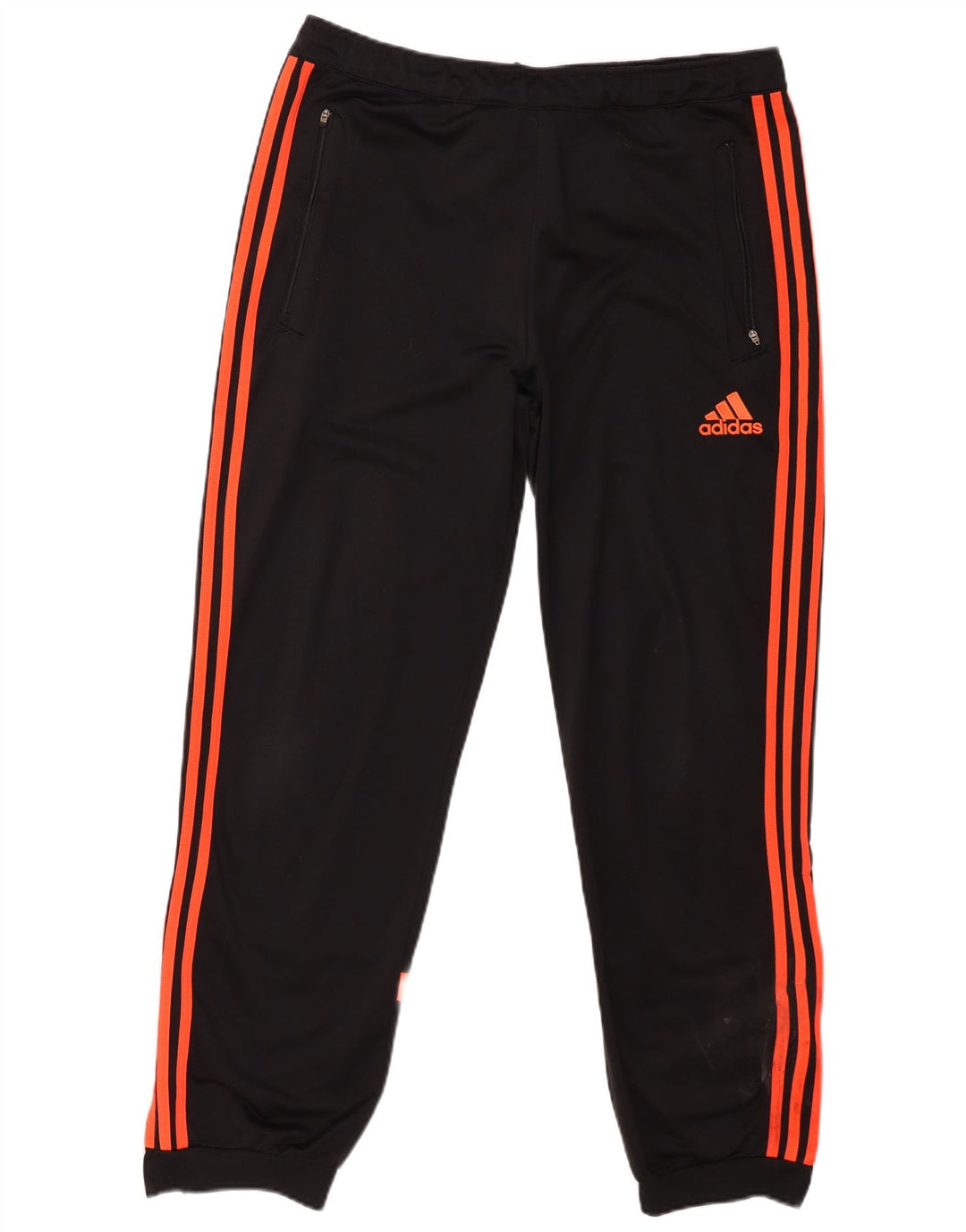 Adidas Hombre Pantalones De Chándal Joggers Large Negro Colorblock Poliéster