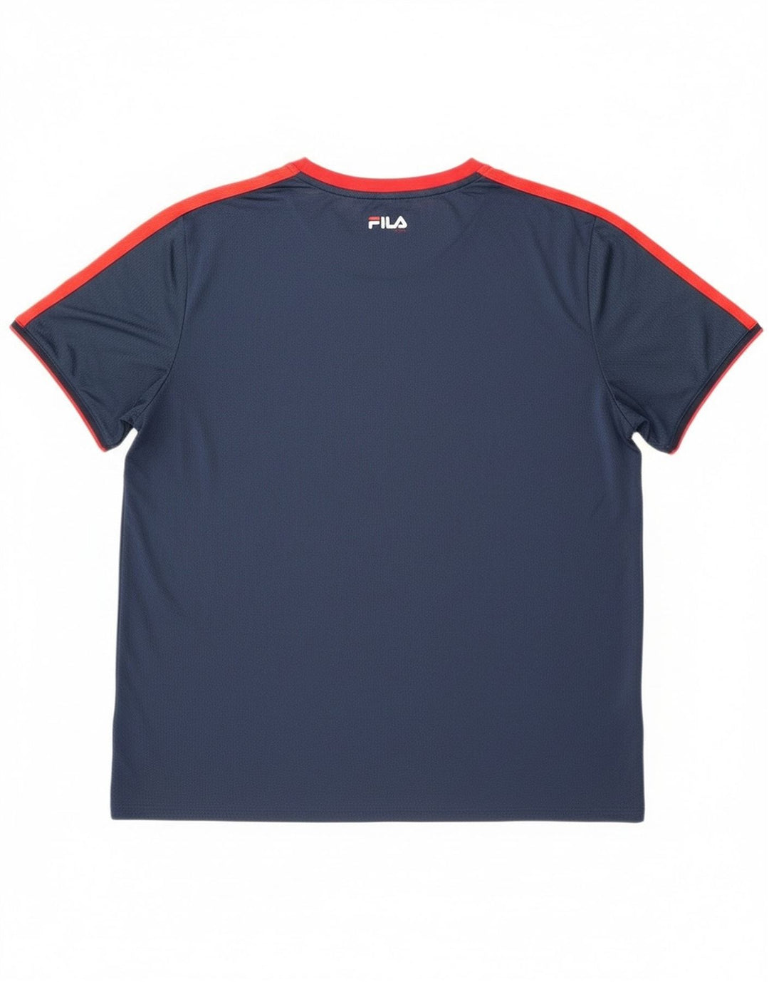Fila Camiseta para hombre Top 2XL Azul marino Colorblock Poliéster