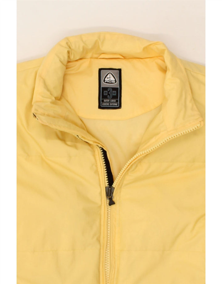 NIKE Mujer Ace Chaqueta Acolchada UK 40 XL Amarillo