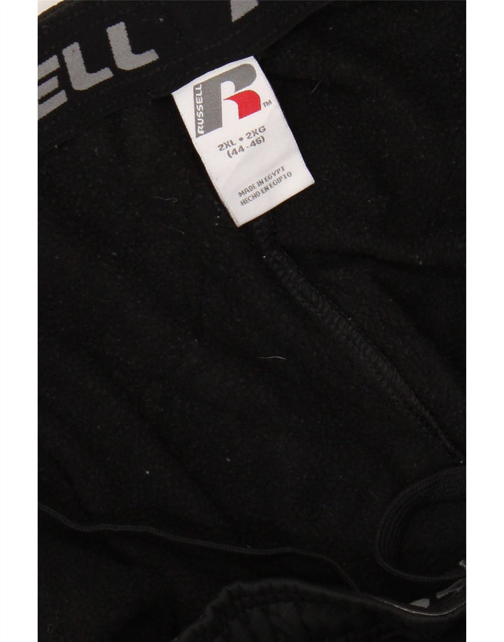 RUSSELL ATHLETIC Pantalón de chándal para hombre 2XL Negro Poliéster