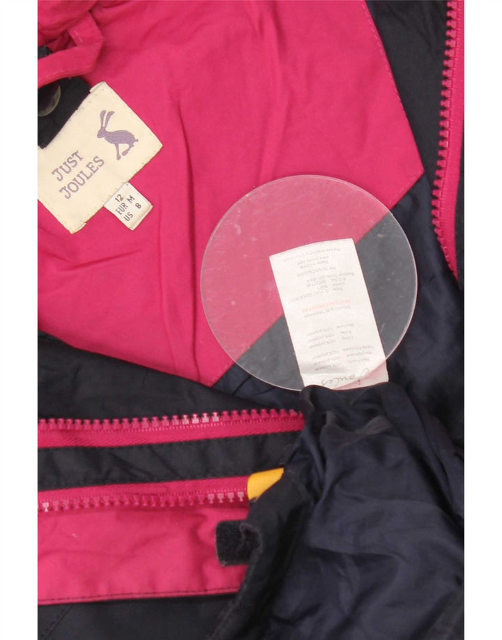 Chaqueta impermeable con capucha para mujer Joules UK 12 Medium Azul marino Poliéster