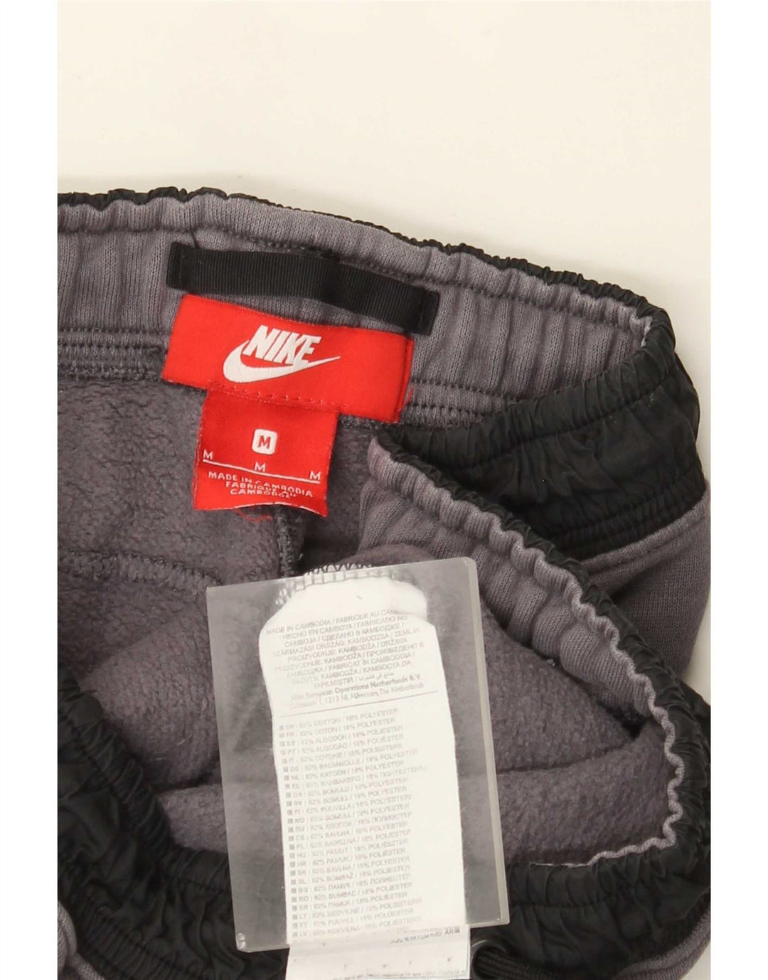 Pantalón De Chándal Nike Hombre Joggers Gris Medio Algodón
