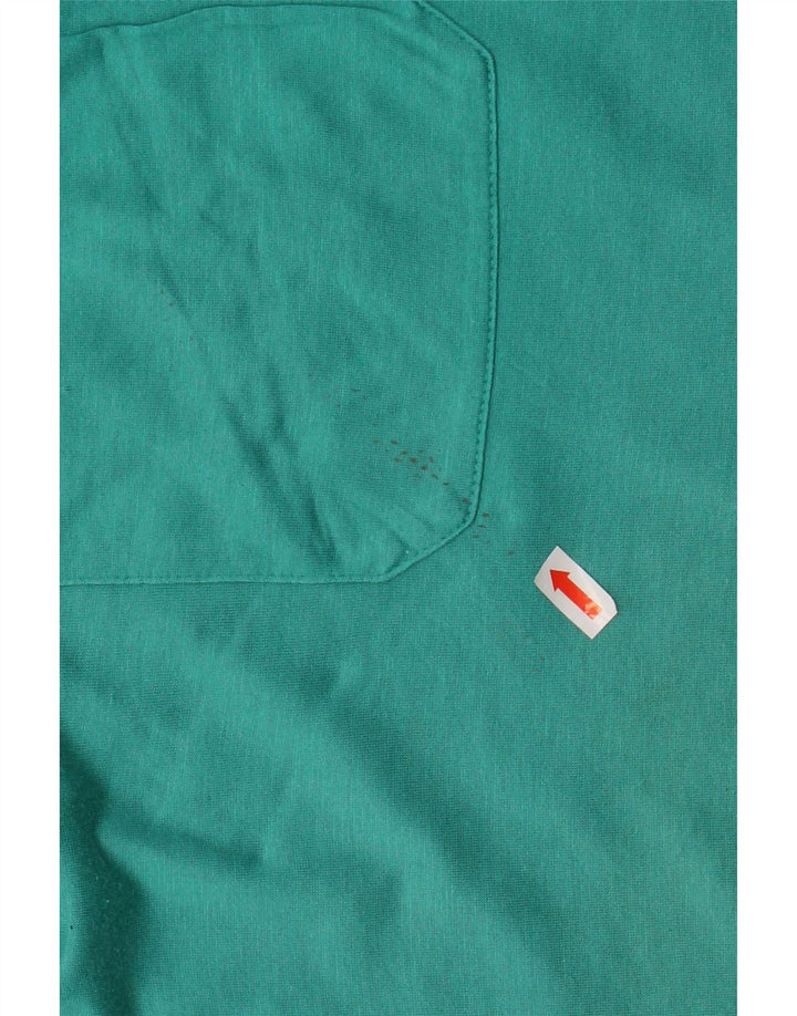 FILA Polo para hombre IT 46 Small Verde Algodón