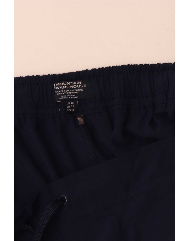 Pantalones cortos deportivos para mujer Mountain Warehouse ES 40 XL Poliéster azul marino