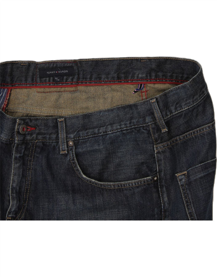 TOMMY HILFIGER Vaqueros Bootcut para hombre W38 L30 Algodón azul marino