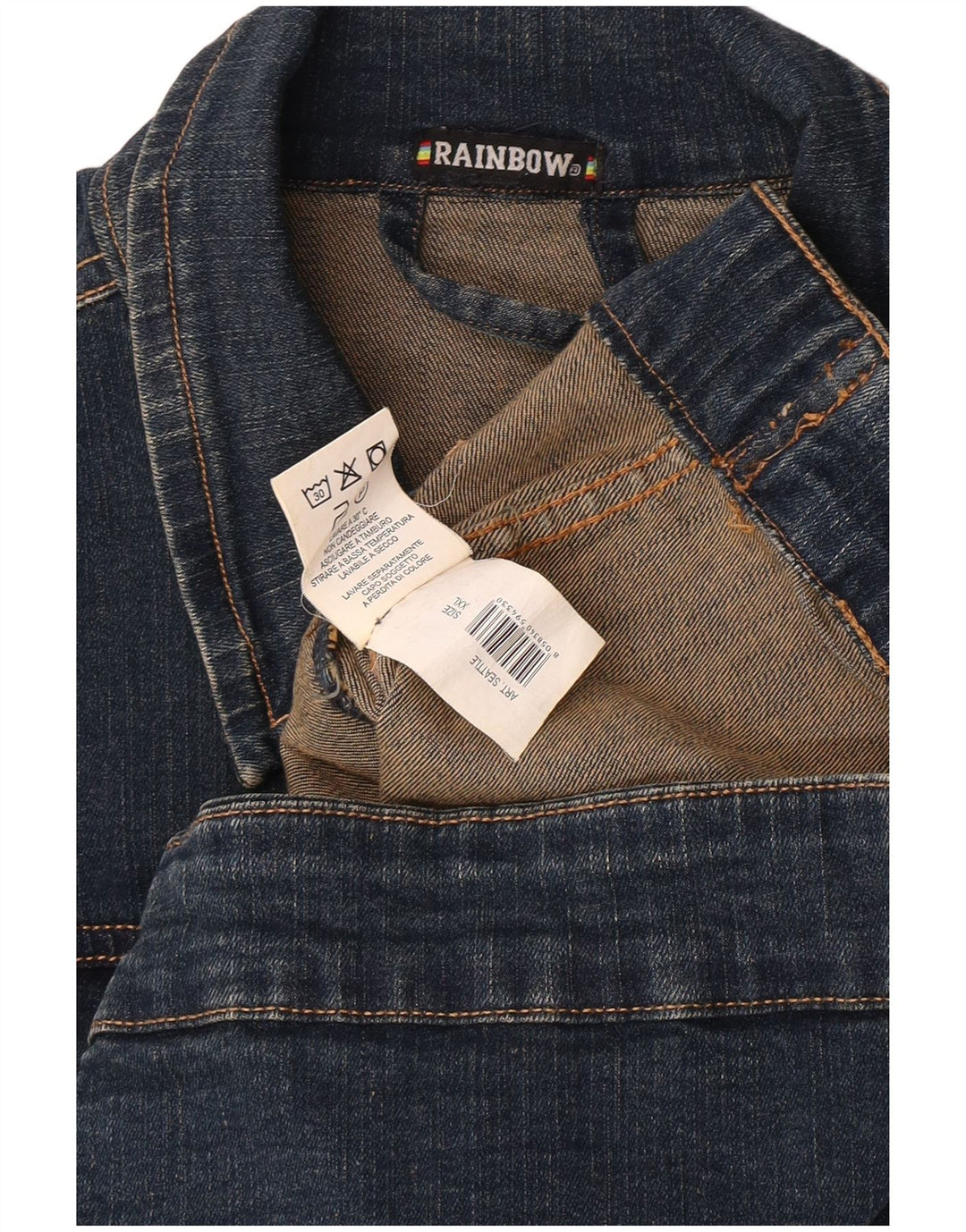 Rainbow Niñas Seattle Chaqueta Vaquera 13-14 Años 2XL Azul Algodón