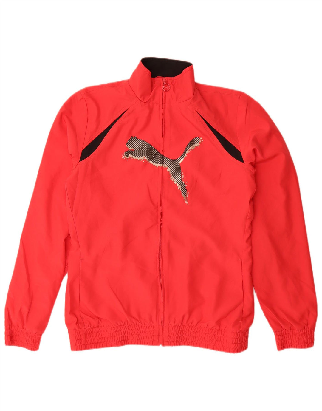 Puma - Chaqueta de chándal gráfica para niño (15-16 años), color rojo
