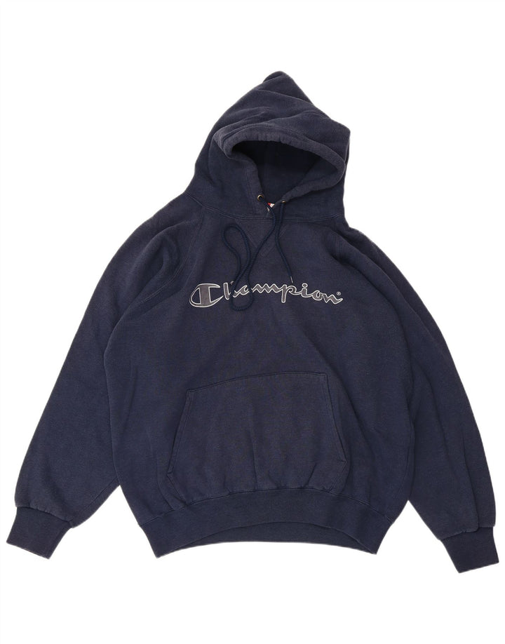 Champion Graphic Sudadera Con Capucha Jumper Medium Azul Marino