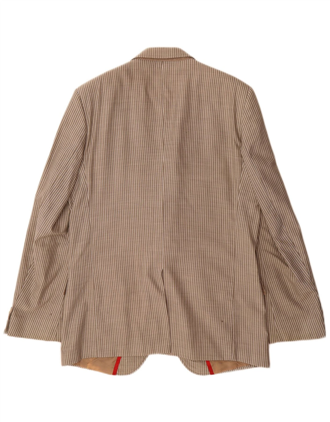Hugo Boss Chaqueta tipo blazer de 2 botones para hombre EU 54 2XL Lana virgen gris a rayas