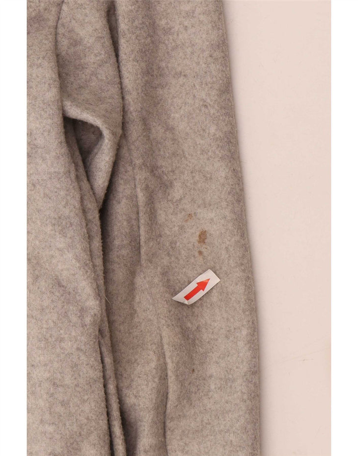 Topshop Abrigo extragrande para mujer UK 8 Pequeño Poliéster gris