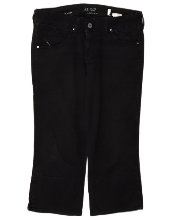 Pantalones Capri Mujer Armani W27 L20 Algodón Gris