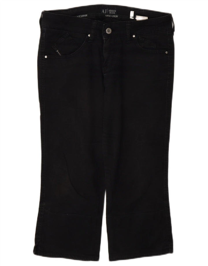 Pantalones Capri Mujer Armani W27 L20 Algodón Gris