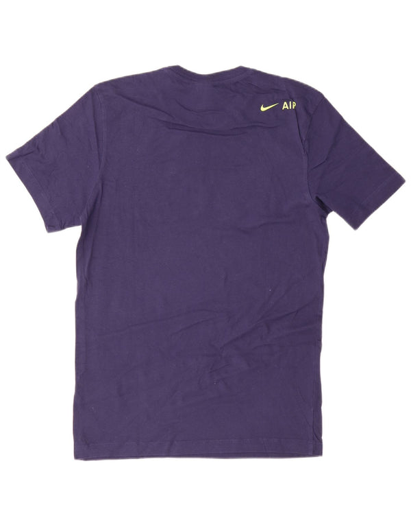 Nike - Camiseta gráfica para hombre, talla pequeña, algodón azul marino