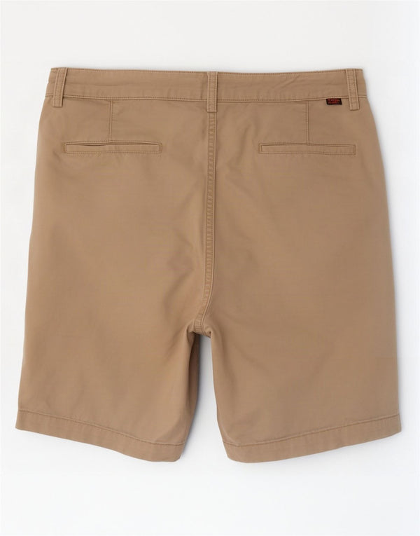 Lee Mens Chino Shorts W34 Grande Algodón Beige