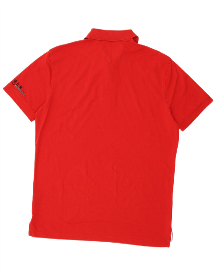 Tommy Hilfiger Polo De Corte Regular Con Gráfico Para Hombre Algodón Rojo Grande