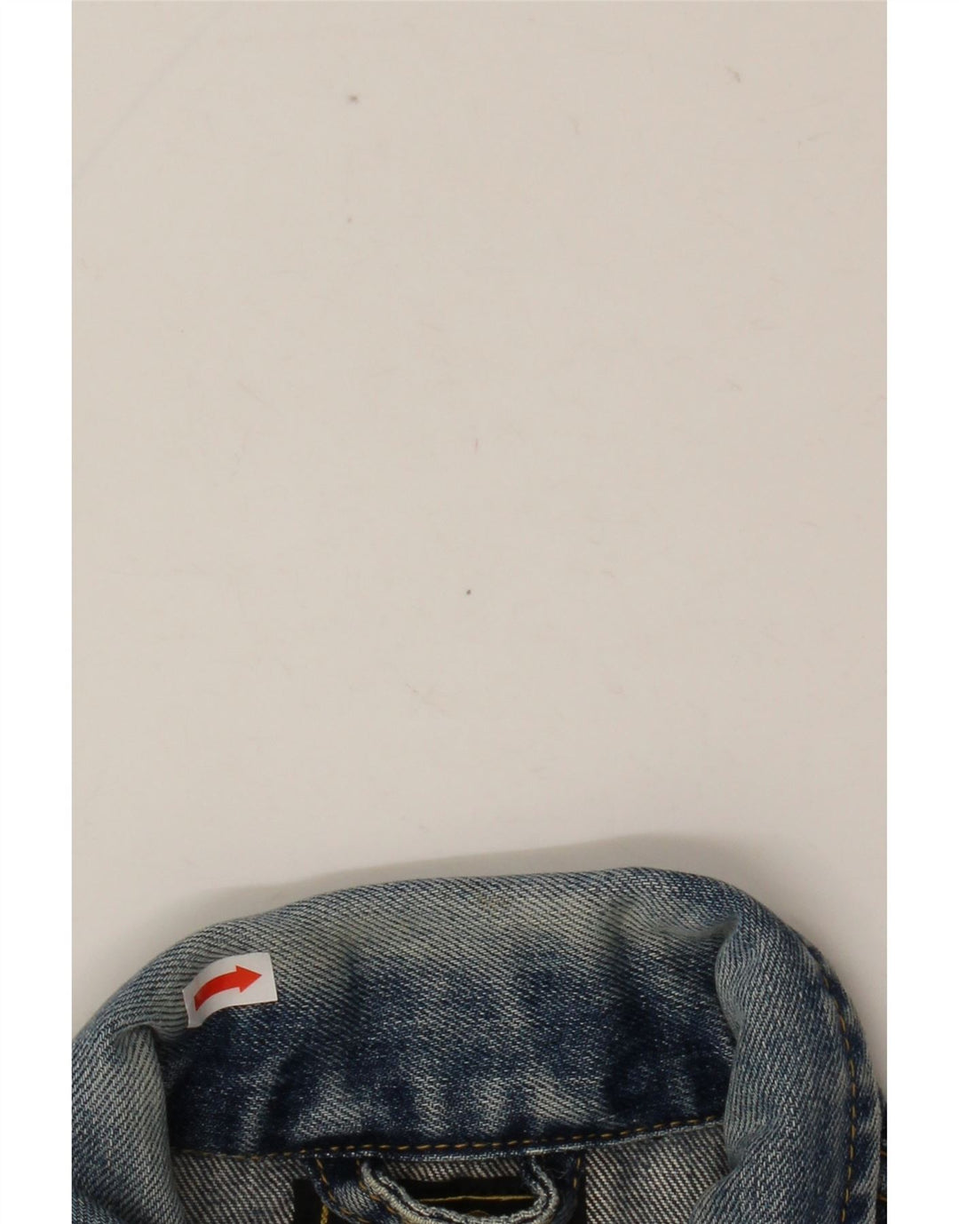 Lee Chaqueta Vaquera Corta para Mujer UK 10 Small Blue Cotton