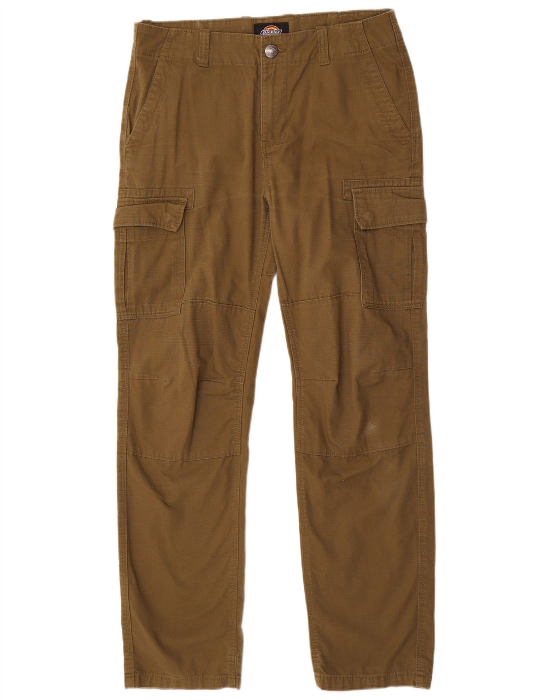 Dickies Pantalones cargo rectos para hombre W32 L31 Poliéster a cuadros caqui