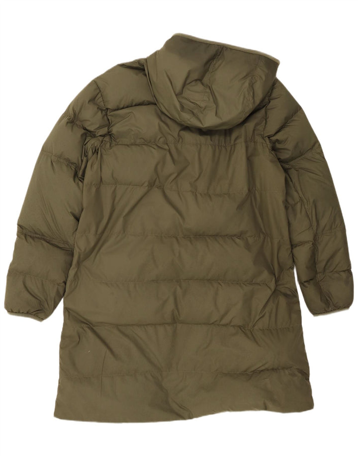 Nike Abrigo acolchado con capucha para hombre UK 40 Large Caqui Poliéster