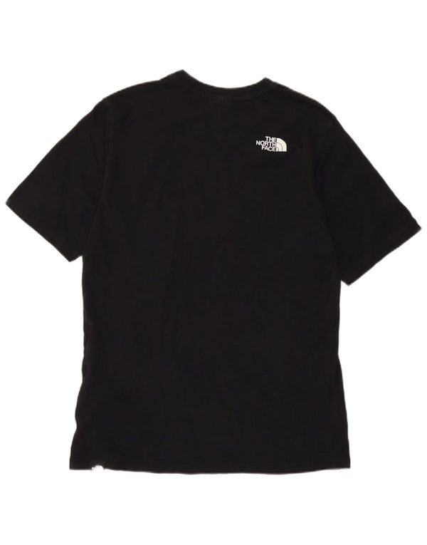 The North Face Camiseta gráfica para mujer Top UK 10 Small Black Cotton