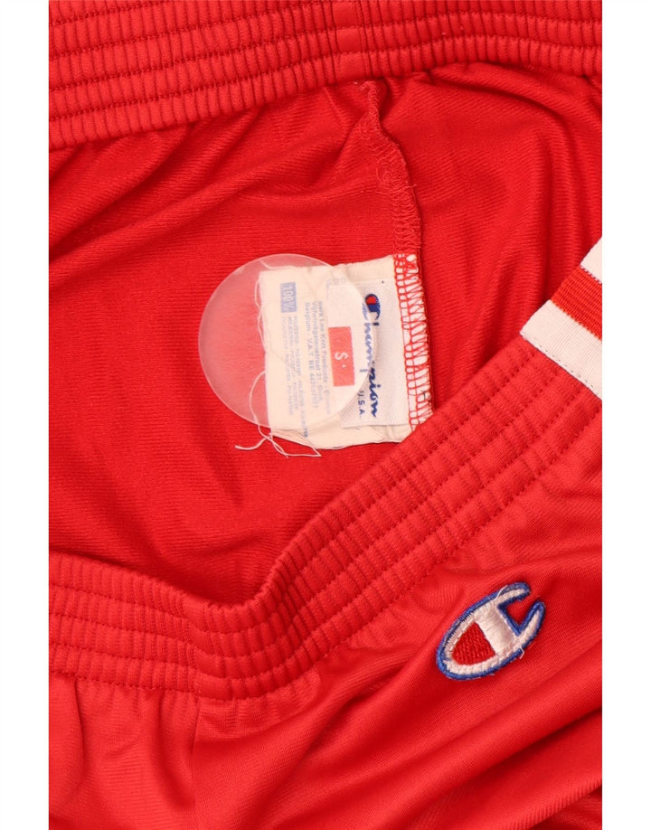 Champion Pantalones De Chándal Para Hombre Pequeño Poliéster Rojo
