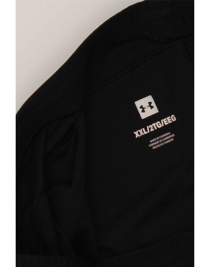 Under Armour Pantalón de chándal para hombre, talla 2XL, color negro