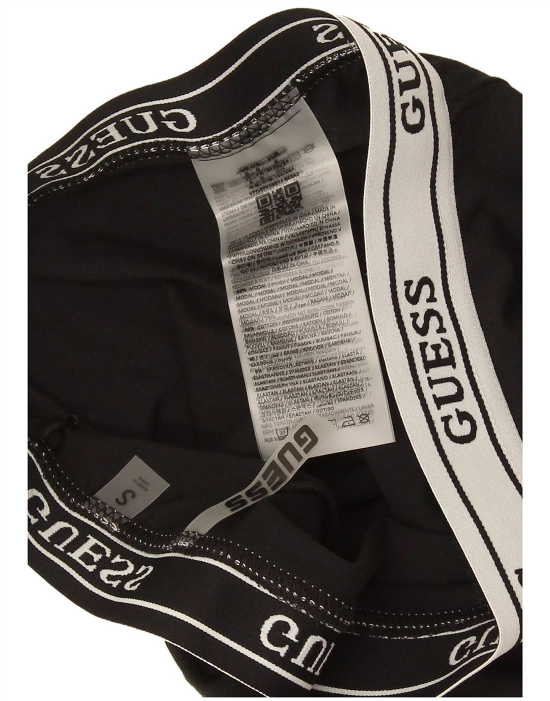 Guess Leggings Capri para Mujer UK 10 Small Black Modal