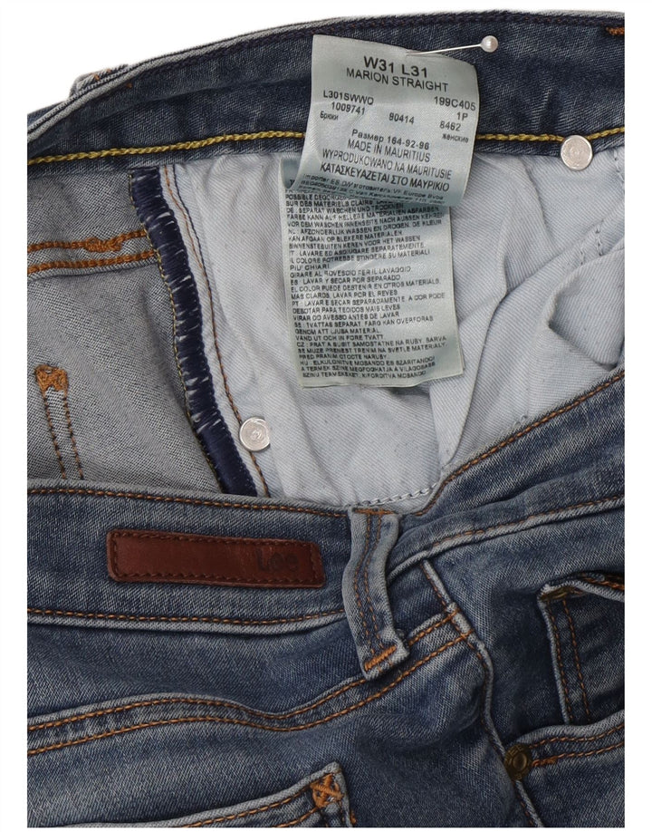 Vaqueros rectos Marion para hombre Lee W31 L31 Algodón azul