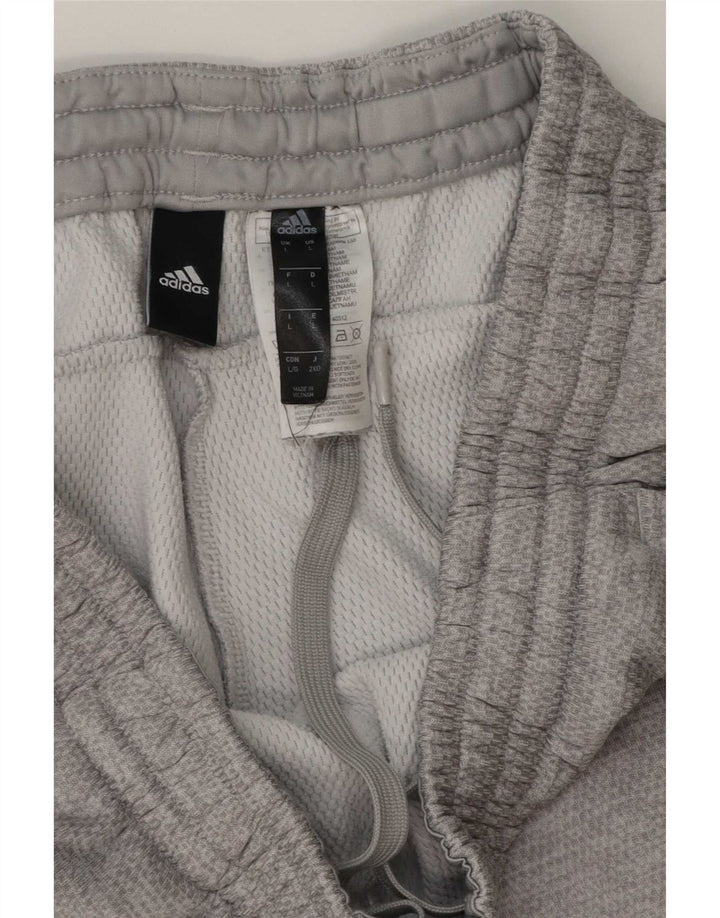 Pantalón De Chándal Adidas Hombre Grande Gris Poliéster