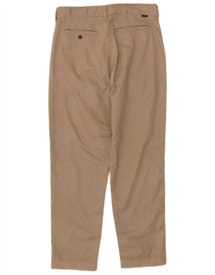 LEE Pantalón chino de corte relajado para hombre W30 L28 Algodón beige