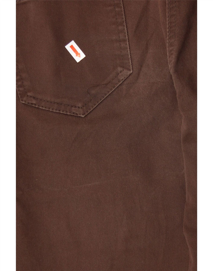 ROCCOBAROCCO Womens Straight Casual Trousers W30 L27 Brown