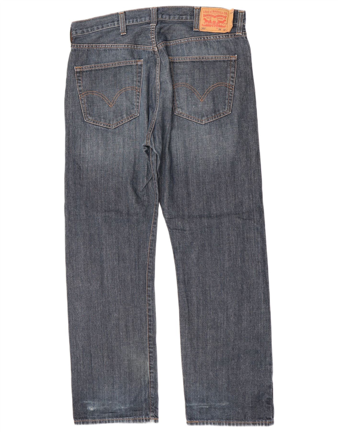 Levi's Hombre 501 Vaqueros Rectos W38 L32 Algodón Azul
