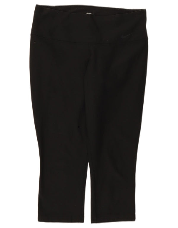 Nike Leggings Capri Dri Fit para Mujer UK 8 Small Poliéster Negro