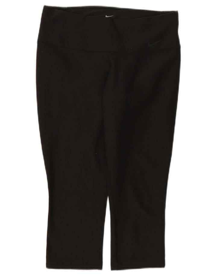 Nike Leggings Capri Dri Fit para Mujer UK 8 Small Poliéster Negro