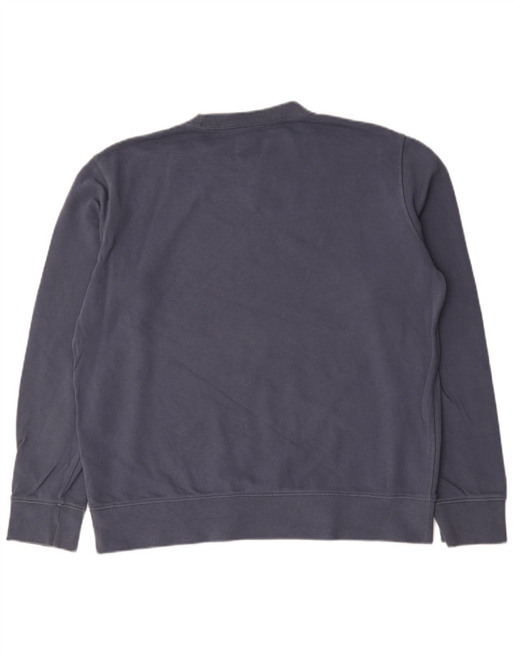 Marks & Spencer Hombre Sudadera Jumper Grande Azul Marino Algodón