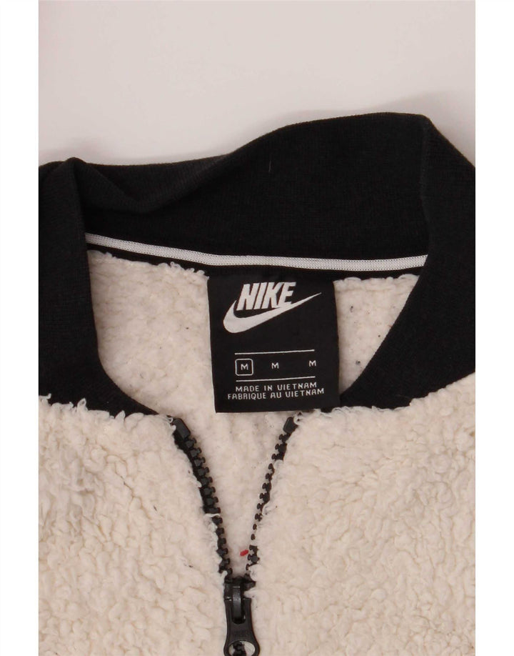 Chaqueta polar Nike para mujer UK 44 Marrón medio Poliéster con bloques de color