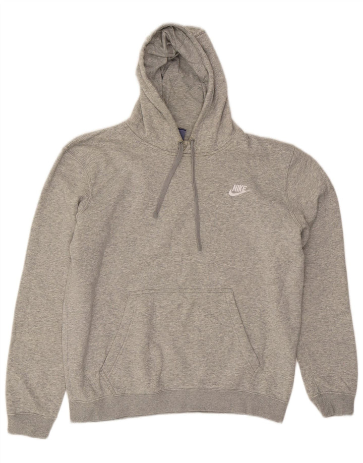 Sudadera Con Capucha Nike Hombre Gris Medio Algodón