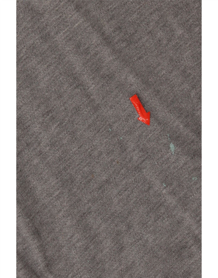 Nike Polo Hombre XL Algodón Moteado Gris