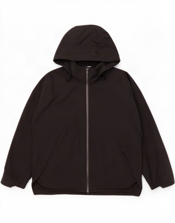 Adidas - Chándal con capucha para hombre, chaqueta superior, poliéster negro grande