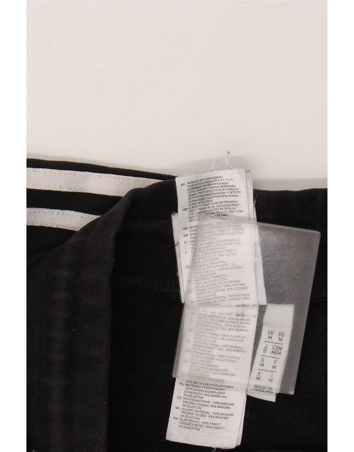 Adidas Hombre Pantalones De Chándal Joggers Medium Negro Algodón
