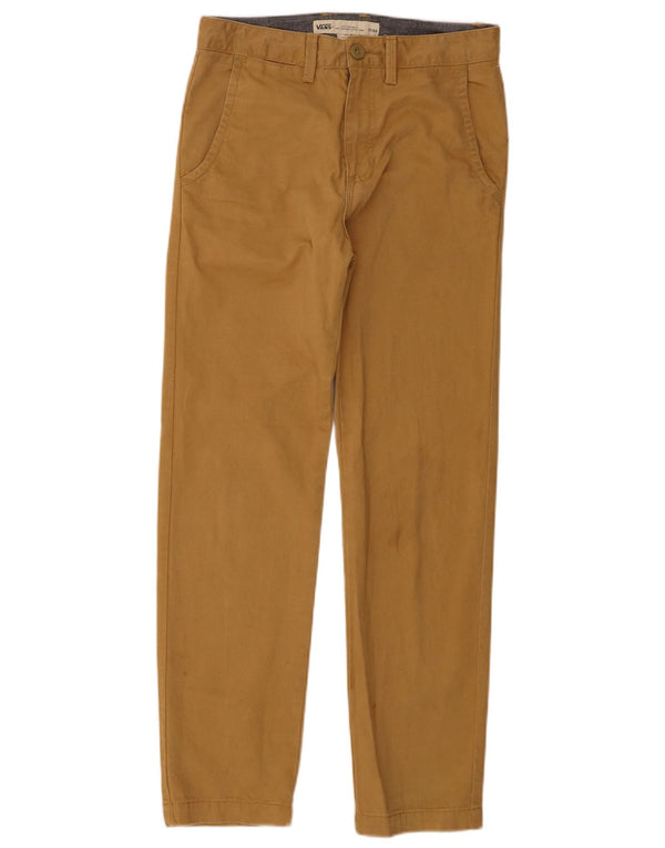 Vans Pantalones chinos ajustados para niños 13-14 años W27 L28 Algodón beige