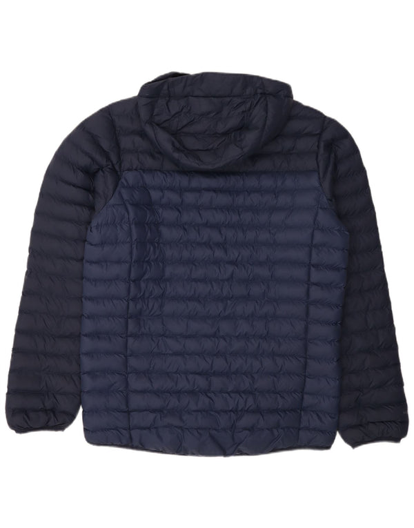 BERGHAUS Chaqueta acolchada con capucha para hombre UK 38 Medium Azul marino
