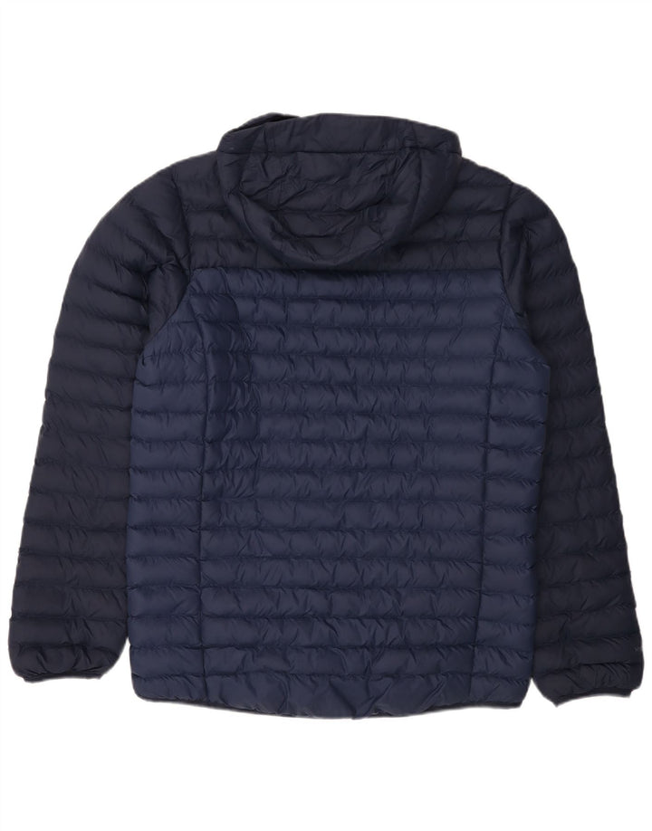 BERGHAUS Chaqueta acolchada con capucha para hombre UK 38 Medium Azul marino