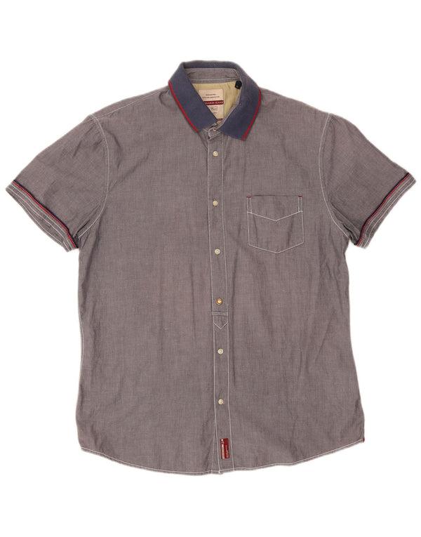 Trussardi Camisa Manga Corta Hombre XL Gris