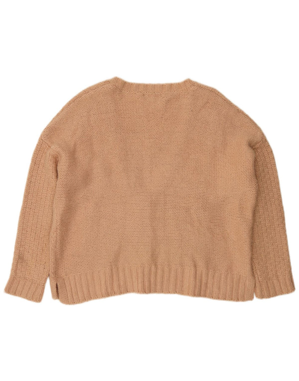 Marks & Spencer Suéter tipo cárdigan extragrande para mujer UK 40 XL Acrílico beige