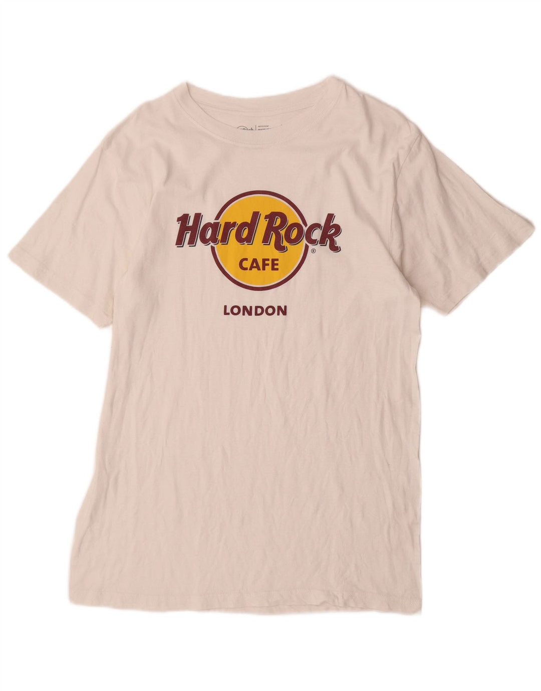 HARD ROCK CAFE Camiseta con gráfico London para hombre Top de algodón blanco mediano