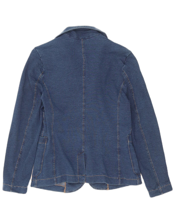 Benetton Chaqueta Vaquera De 2 Botones para Niña 11-12 Años 2XL Algodón Azul