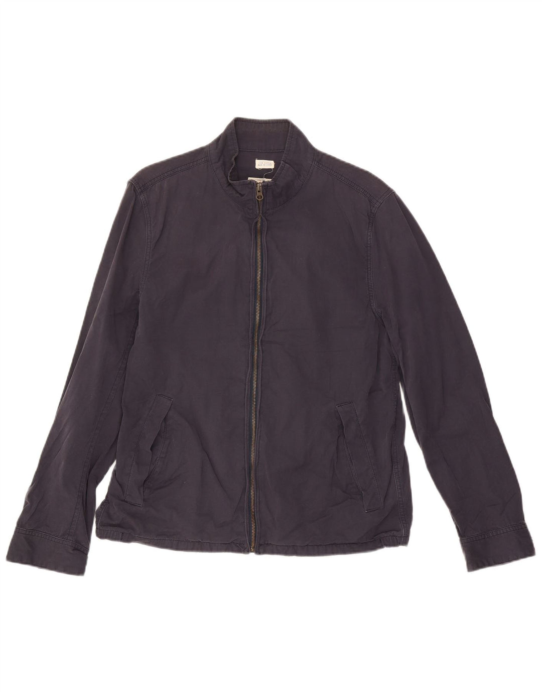 J. Crew Chaqueta Bomber para Hombre UK 38 Mediana Azul Marino Algodón