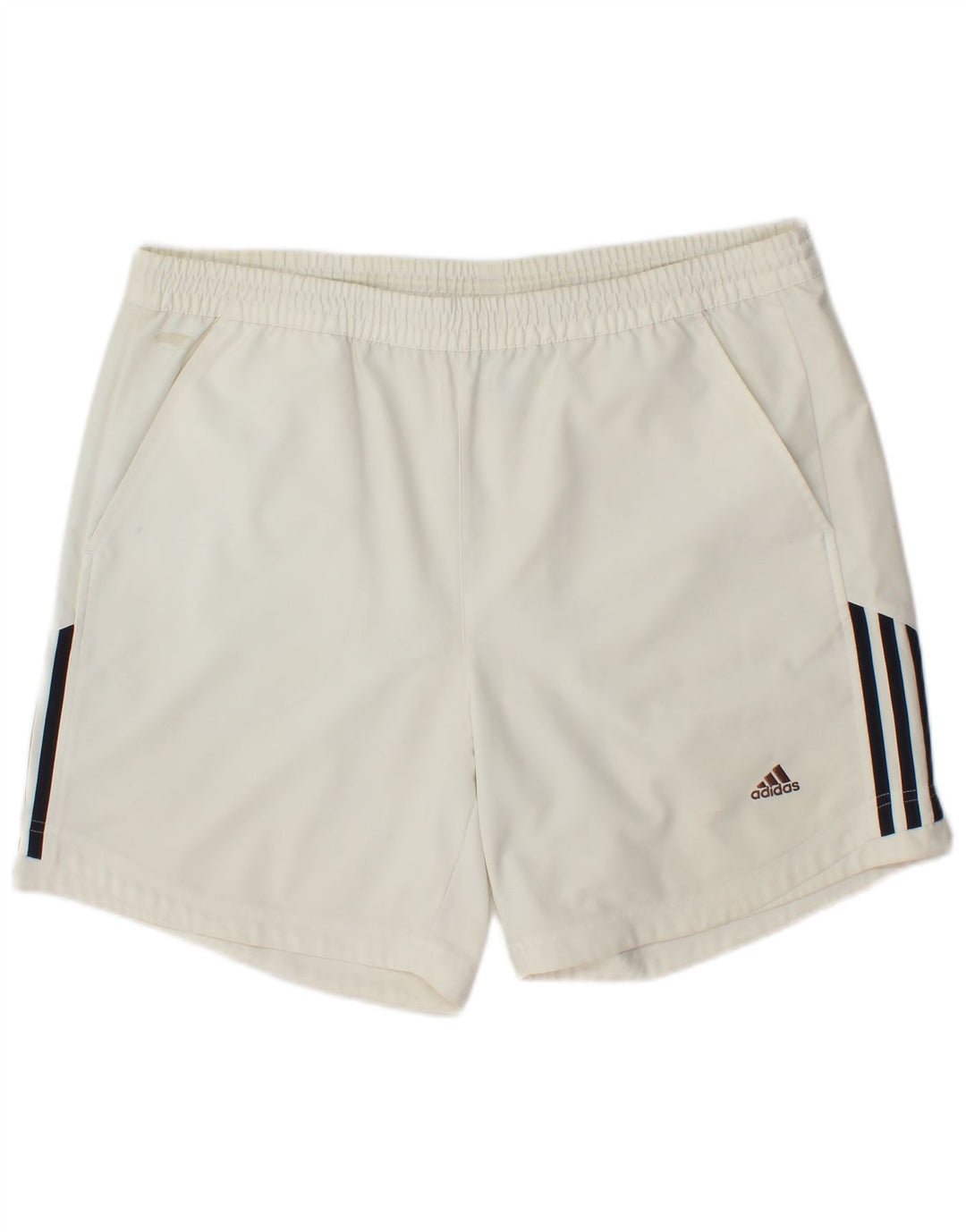 Adidas Pantalones cortos deportivos para hombre XL Blanco Poliéster