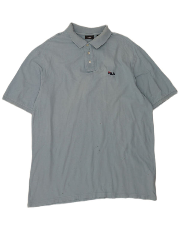 Polo Fila Hombre 2XL Algodón Azul