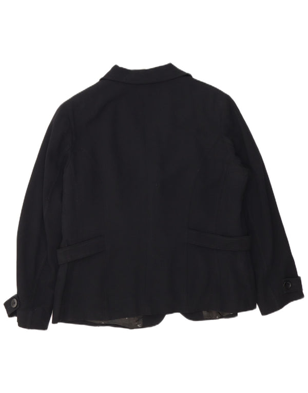 Liu Jo Chaqueta Blazer de 2 Botones para Mujer IT 52 2XL Acetato Negro